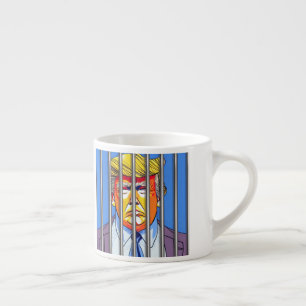 Xícara De Espresso Trump na prisão Espresso Mug