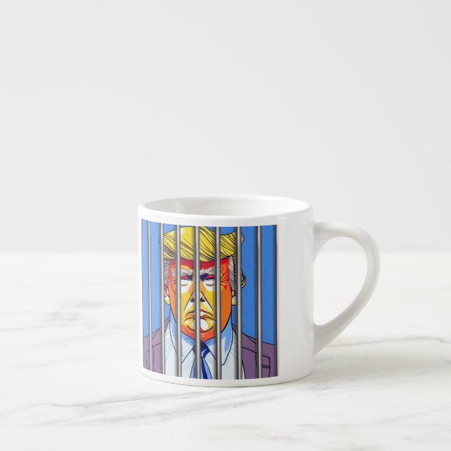 Xícara De Espresso Trump na prisão Espresso Mug (Direita)