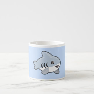 Xícara De Espresso Tubarão de Kawaii
