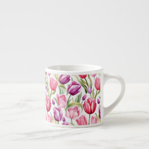 Xícara De Espresso Tulipas Espresso Mug