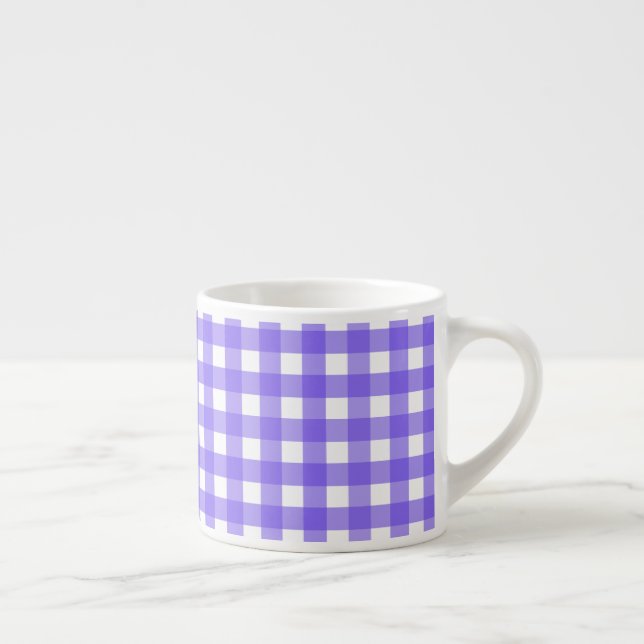 Xícara De Espresso Turwinkle e gingham branco (Direita)