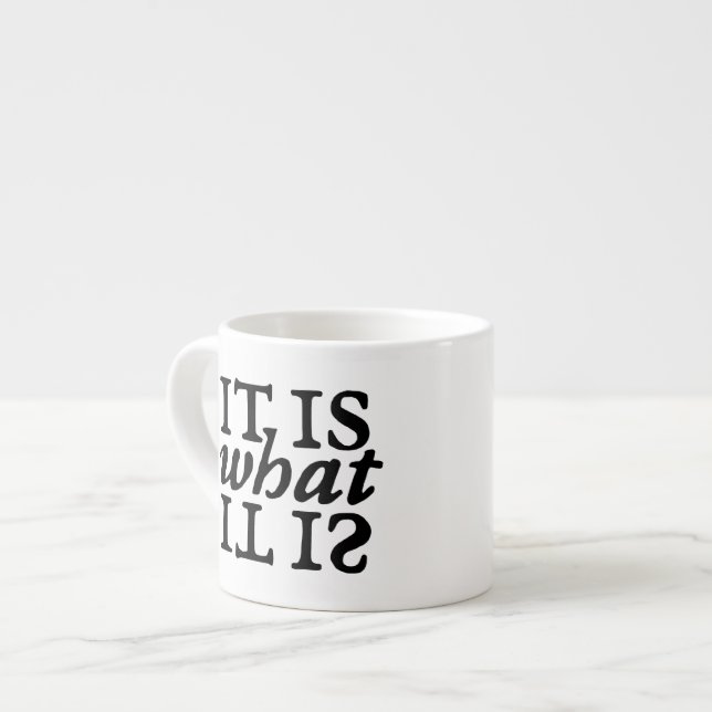 Xícara De Espresso Typografia Espresso Mug (Frente Esquerda)