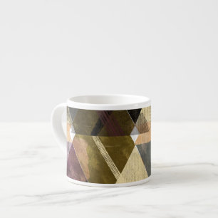 Xícara De Espresso Um design abstrato moderno