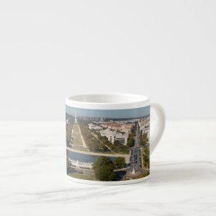 Xícara De Espresso Uma opinião da paisagem do Washington DC