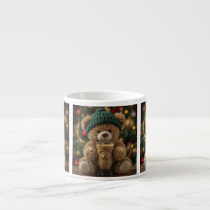 Xícara De Espresso Ursa-ista Teddy Bear personalizado