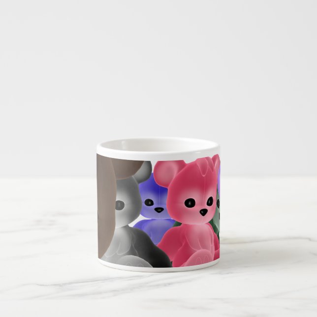 Xícara De Espresso Ursinho Bearz (Frente)