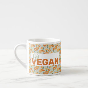 Xícara De Espresso Vai vegan! Flores retrorreflectoras bonito mudas n