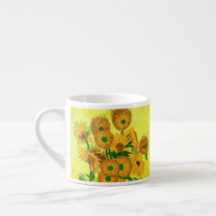 Xícara De Espresso Van Gogh Sunflower