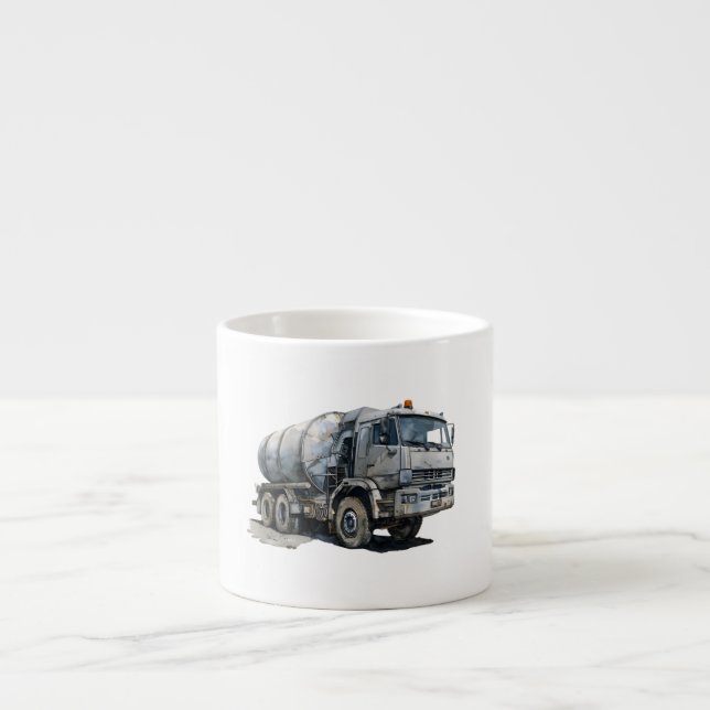 Xícara De Espresso Veículo de Construção (Frente)