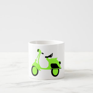 Xícara De Espresso Verde do patinete