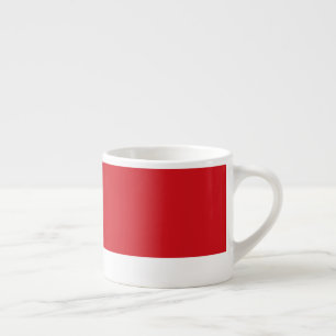 Xícara De Espresso Vermelho listrado
