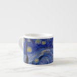 Xícara De Espresso Vincent Van Gogh - A noite de Starry<br><div class="desc">A Noite Estrelada / La nuit etoilee - Vincent Van Gogh em 1889</div>