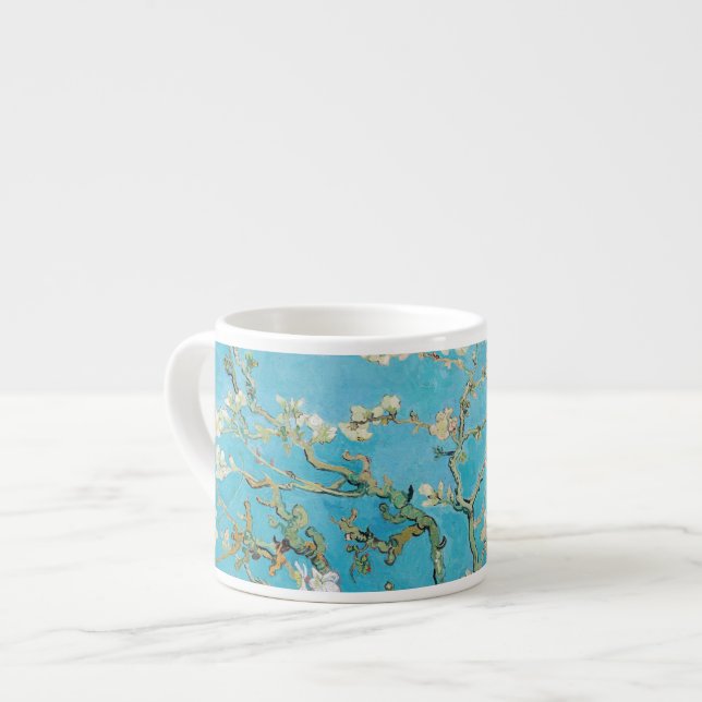 Xícara De Espresso Vincent van Gogh - Flor de Amendoeira (Frente Esquerda)