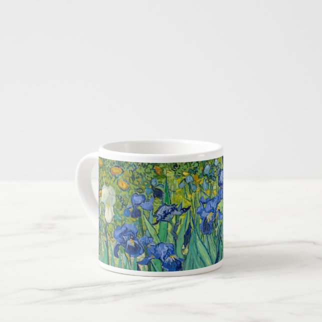 Xícara De Espresso Vincent Van Gogh - Íris (Frente Esquerda)