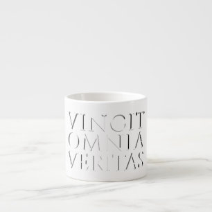 Xícara De Espresso VINCIT OMNIA VERITAS - Copa Espresso Leve