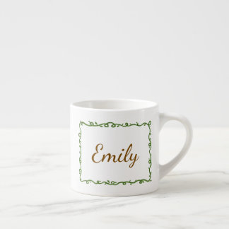 Xícara De Espresso Vinha Personalizada