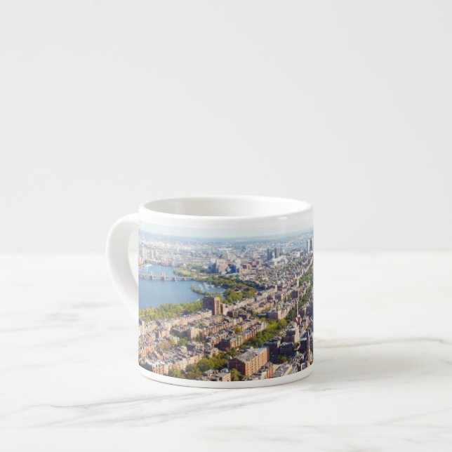 Xícara De Espresso Vista aérea de Boston (Frente Esquerda)