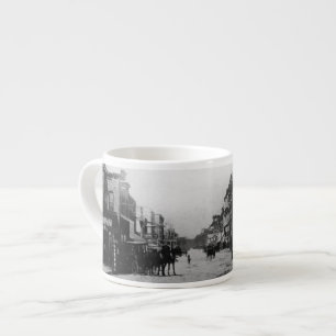 Xícara De Espresso Vista ocidental na rua de Flagler