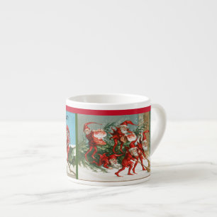 Xícara De Espresso Vitoriano Elves Childs Cup com nome
