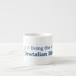 Xícara de espresso Vivendo a Vida Juditaliana