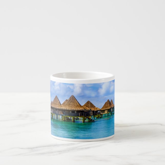 Xícara De Espresso Vivendo na água (Frente)