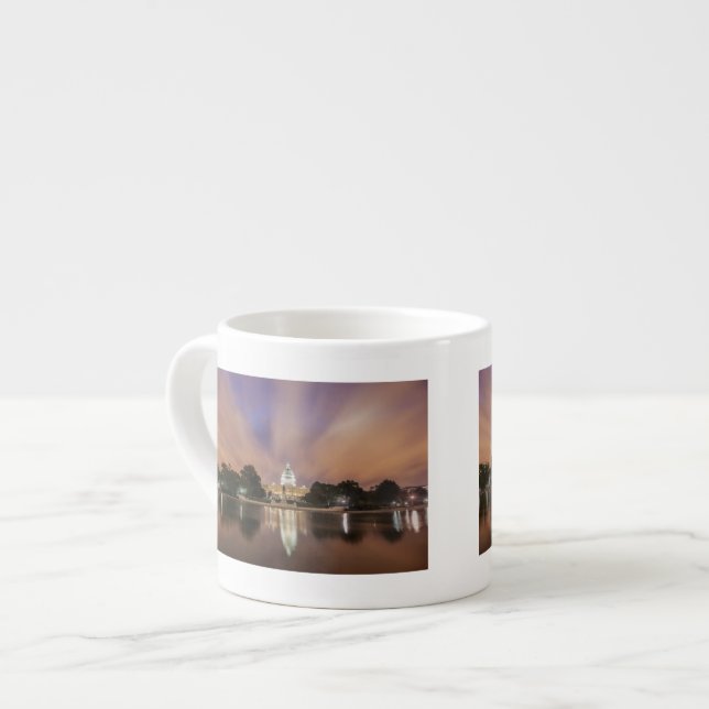 Xícara De Espresso Washington DC, construção do Capitólio (Frente Esquerda)