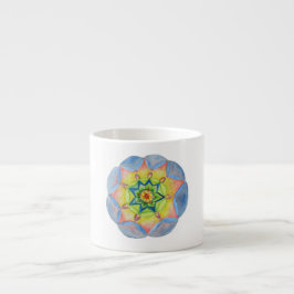 Xícara De Espresso Watercolor mandala Good Morning Mug