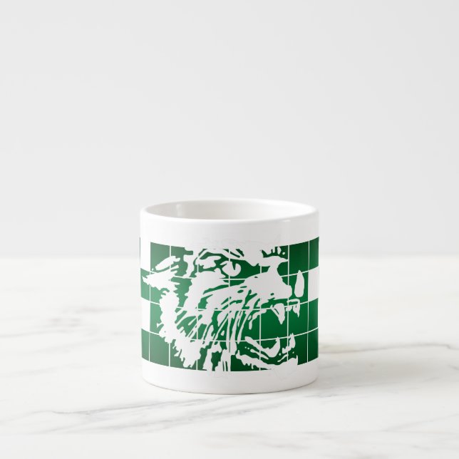 Xícara De Espresso Wayland Union Wildcats #5 (Frente)