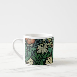 Xícara De Espresso William Morris Compton Floral Art Nouveau Pattern