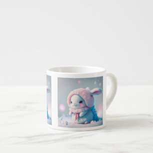 Xícara De Espresso Winter Bunny Espresso Mug