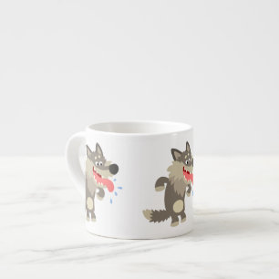 Xícara De Espresso Wolf Espresso Mug, Um Cartoon Famoso E Bonito