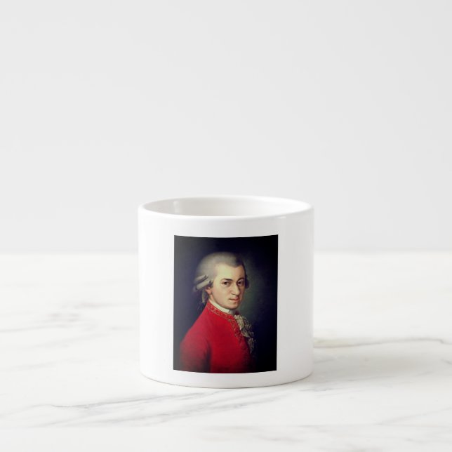 Xícara De Espresso Wolfgang Amadeus Mozart (Frente)
