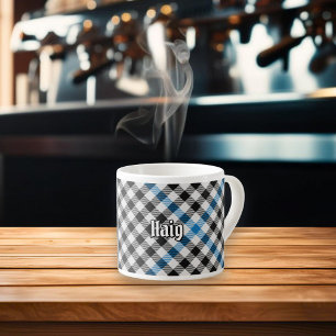 Xícara De Espresso Xadrez Clan Haig Verificar Tartan