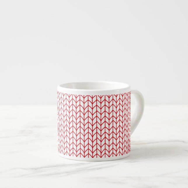 Xícara De Espresso Xícara Espresso RED LINE KNIT (Frente Esquerda)