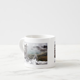 Xícara De Espresso Yellowstone nevado