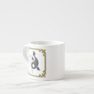 Xícara De Espresso Yin e Yang, o Mug da Especialidade Koi