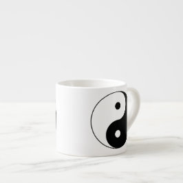 Xícara De Espresso "Yin Yang "