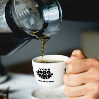 Xícara De Espresso Your Logo Here Company Branded Business Coperate