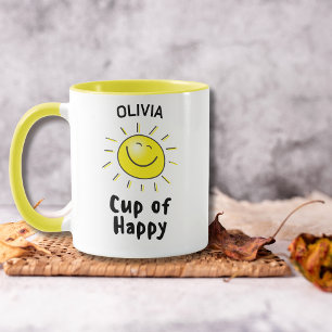 Xícara de Feliz Sol Moderno Cachorro SUN Mug