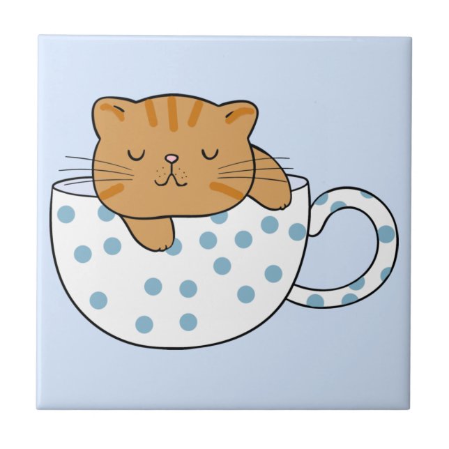 Xícara de Gato-Feine Estilo Kawaii (Frente)