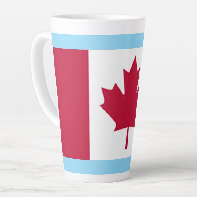 Xícara de Latte do Canadá (Ângulo esquerdo)