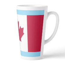 Xícara de Latte do Canadá