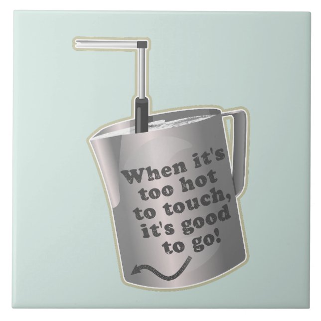 Xícara de leite de café Barista (Frente)