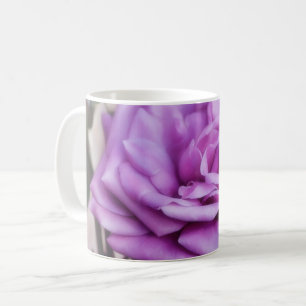 Xícara de Rosa de Flor Roxo