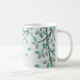 Xícara de Trabalho de arte de café verde