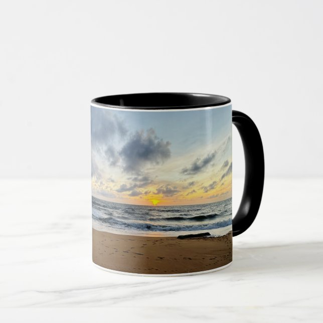 Xícara personalizada de Happy Sunshine Modern (Frente Esquerda)