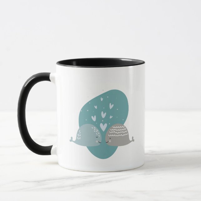 Xícaras & Canecas de Café Design Simples e Único F (Esquerda)