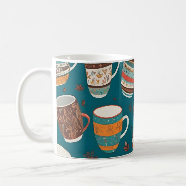 Xícaras de Café Coloridas (Esquerda)