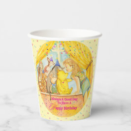 Xícaras de papel para festa de aniversario de meni