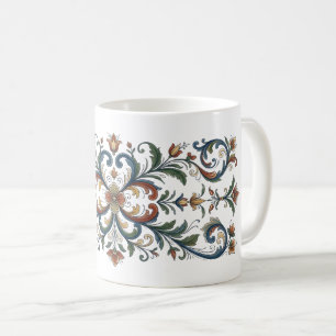 xícaras rosemaling